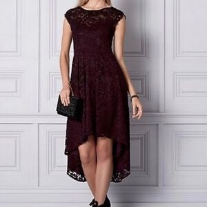 Le Chateau High Low Lace Dress